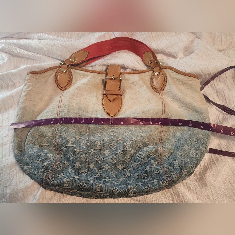 Louis Vuitton Denim Sunbeam Bleu Monogram Bag - Picture 3 of 16
